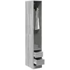 Image de vidaXL Garde-robe sonoma gris 30x50x200 cm bois dingénierie 3307743