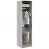 Image de vidaXL Garde-robe gris sonoma 50x50x200 cm bois dingénierie armoire de rangement organisateur de garde-robe armoire 3307788