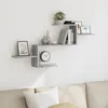 Image de vidaXL Étagère murale sonoma gris 104x15x49 cm bois ingénierie 853205