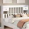 Image de vidaXL Tête de lit avec rangement blanc 160 cm bois massif de pin 855506