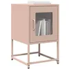 Image de vidaXL Table de chevet rose 36x39x605 cm acier laminé à froid table dappoint armoire de lit table dappoint pour 853327