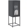 Image de vidaXL Buffet anthracite 36x39x107 cm acier laminé à froid meuble de rangement meuble de rangement de cuisine meuble de 853400