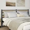 Image de vidaXL Tête de lit de remplacement chêne sonoma 193 cm fer et bois d’ingénierie 4017139