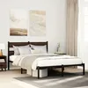Image de vidaXL Cadre de lit sans matelas avec tête de lit 140x190 cm 4017151
