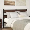 Image de vidaXL Tête de lit de remplacement chêne marron 160 cm acier et bois dingénierie 4017186