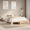 Image de vidaXL Cadre de lit sans matelas 140x200 cm bois massif de pin 3308738