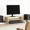 Image de vidaXL Support de moniteur chêne sonoma 54x22x15 cm bois dingénierie support de moniteur pour bureau étagère de moniteur 854771