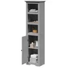 Image de vidaXL Armoire de salle de bain BODO gris 44x30x160 cm armoire de rangement de salle de bain placard de salle de bain 4016862
