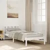 Image de vidaXL Cadre de lit extra long sans matelas 100x210 cm bois massif pin lit meuble de chambre à coucher lit en bois lit 852433