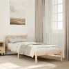 Image de vidaXL Cadre de lit extra long sans matelas 90x220 cm bois massif pin 852444