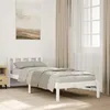 Image de vidaXL Cadre de lit extra long sans matelas 90x220 cm bois massif pin lit meuble de chambre à coucher lit en bois lit 852445