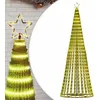 Image de Sapin de Noël à LED - vidaXL - 475 LED - Blanc Chaud - 247 cm - 8 effets lumineux - Usage intérieur et extérieur