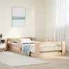 Image de vidaXL Cadre de lit sans matelas 70x140 cm bois de pin massif meuble de chambre à coucher sommier lit en bois 855687