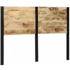 Image de vidaXL Tête de lit 140 cm bois massif manguier et fer 4017549