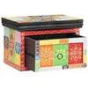 Image de vidaXL Cabinet de chevet avec tiroir Multicolore 40 x 30 x 28 cm 4017586