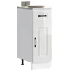 Image de vidaXL Armoire de cuisine Kalmar blanc brillant bois ingénierie 853459