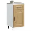 Image de vidaXL Armoire de cuisine Kalmar chêne artisanal bois dingénierie meuble bas dévier meuble bas de cuisine avec tiroir 853476