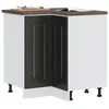 Image de vidaXL Armoire dangle de cuisine Kalmar noir bois dingénierie 853508