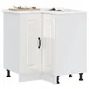 Image de vidaXL Armoire dangle de cuisine Kalmar blanc brillant 853509