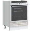 Image de vidaXL Armoire à four Kalmar sonoma gris bois dingénierie 853523