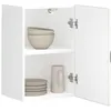 Image de vidaXL Armoire murale de cuisine Kalmar blanc bois dingénierie 853547