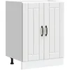 Image de vidaXL Meuble de base de lavabo Lucca blanc bois dingénierie 853677