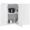 Image de vidaXL Armoire de cuisine Lucca sonoma gris bois ingénierie meuble dévier meuble de cuisine avec tiroir meuble de 853723