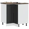 Image de vidaXL Armoire dangle de cuisine Lucca noir bois dingénierie 853748