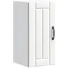 Image de vidaXL Armoire murale de cuisine Lucca blanc bois dingénierie meuble mural de cuisine armoire pour mur de cuisine 853777