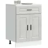 Image de vidaXL Armoire de cuisine Porto gris béton bois dingénierie 853971