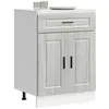 Image de vidaXL Armoire de cuisine Porto sonoma gris bois dingénierie 853973