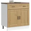 Image de vidaXL Armoire de cuisine Porto chêne artisanal bois dingénierie 853986