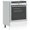 Image de vidaXL Armoire à four Porto blanc bois dingénierie 853997