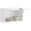 Image de vidaXL Armoire murale de cuisine Porto blanc brillant bois ingénierie 854079