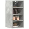 Image de vidaXL Armoire suspendue Riga Gris béton 30 x 295 x 60 cm Bois dingénierie 854169