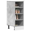 Image de vidaXL Meuble bas Riga Gris béton 30 x 445 x 815 cm Bois dingénierie 854196