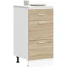 Image de vidaXL Meuble bas Lyon Chêne Sonoma 40 x 46 x 815 cm Bois dingénierie 854213