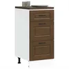 Image de vidaXL Armoire de cuisine Porto chêne marron bois dingénierie meuble dévier meuble de cuisine avec tiroir meuble de 854227