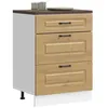 Image de vidaXL Armoire de cuisine Kalmar chêne artisanal bois dingénierie 854288