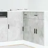 Image de vidaXL Meuble sous évier Lyon Gris béton Bois dingénierie 854292