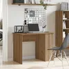 Image de vidaXL Bureau chêne artisanal 100x55x75 cm bois dingénierie bureau dordinateur bureau debout table décriture bureau 855857