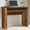 Image de vidaXL Bureau vieux bois 90x50x74 cm bois dingénierie bureau décriture bureau dordinateur bureau à domicile bureau 855976