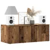 Image de vidaXL Meuble TV vieux bois 80x34x30 cm bois dingénierie banc TV meuble télé meuble multimédia buffet TV meuble hifi 856012