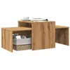 Image de vidaXL Table basse chêne artisanal 100x48x40 cm bois dingénierie 856055