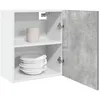 Image de vidaXL Armoire suspendue Lyon Gris béton 50 x 31 x 60 cm Bois dingénierie 856106