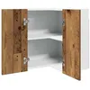 Image de vidaXL Armoire dangle suspendue Lyon Bois ancien 57 x 57 x 60 cm Bois dingénierie 856122