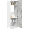 Image de vidaXL Armoire réfrigérée Lyon Gris béton 60 x 57 x 207 cm Bois dingénierie 856124