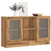Image de vidaXL Buffet chêne artisanal 120x305x70 cm bois dingénierie 856165
