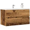 Image de vidaXL Armoire de salle de bain suspendue vieux bois bois dingénierie 856246