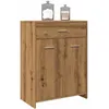 Image de vidaXL Armoire de salle de bain chêne artisanal 60x33x80 cm meuble de bain meuble de lavabo unité de salle de bain 856288